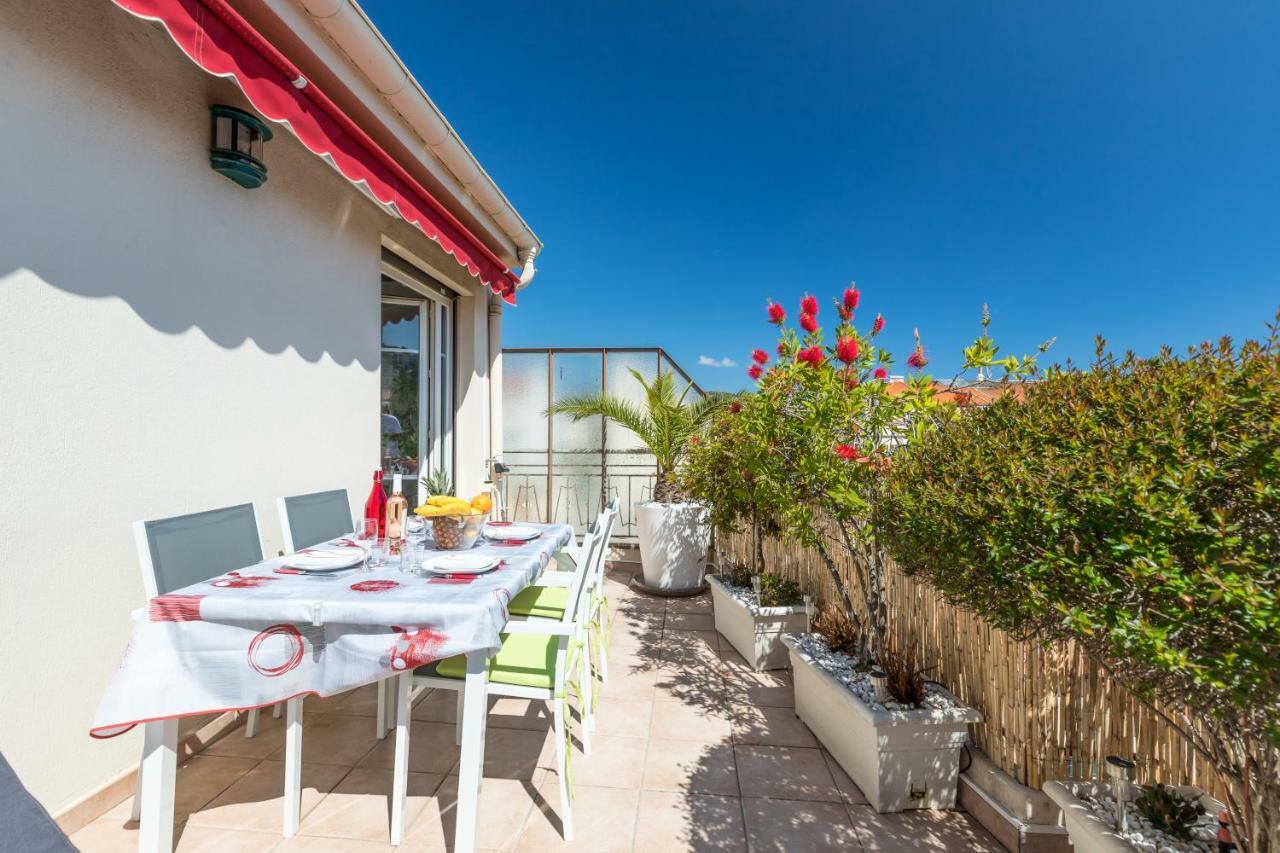 Le Mantega - F2 Moderne,centre Ville, 2 Grandes Terrasses,climatisation, Ascenseur Appartamento *