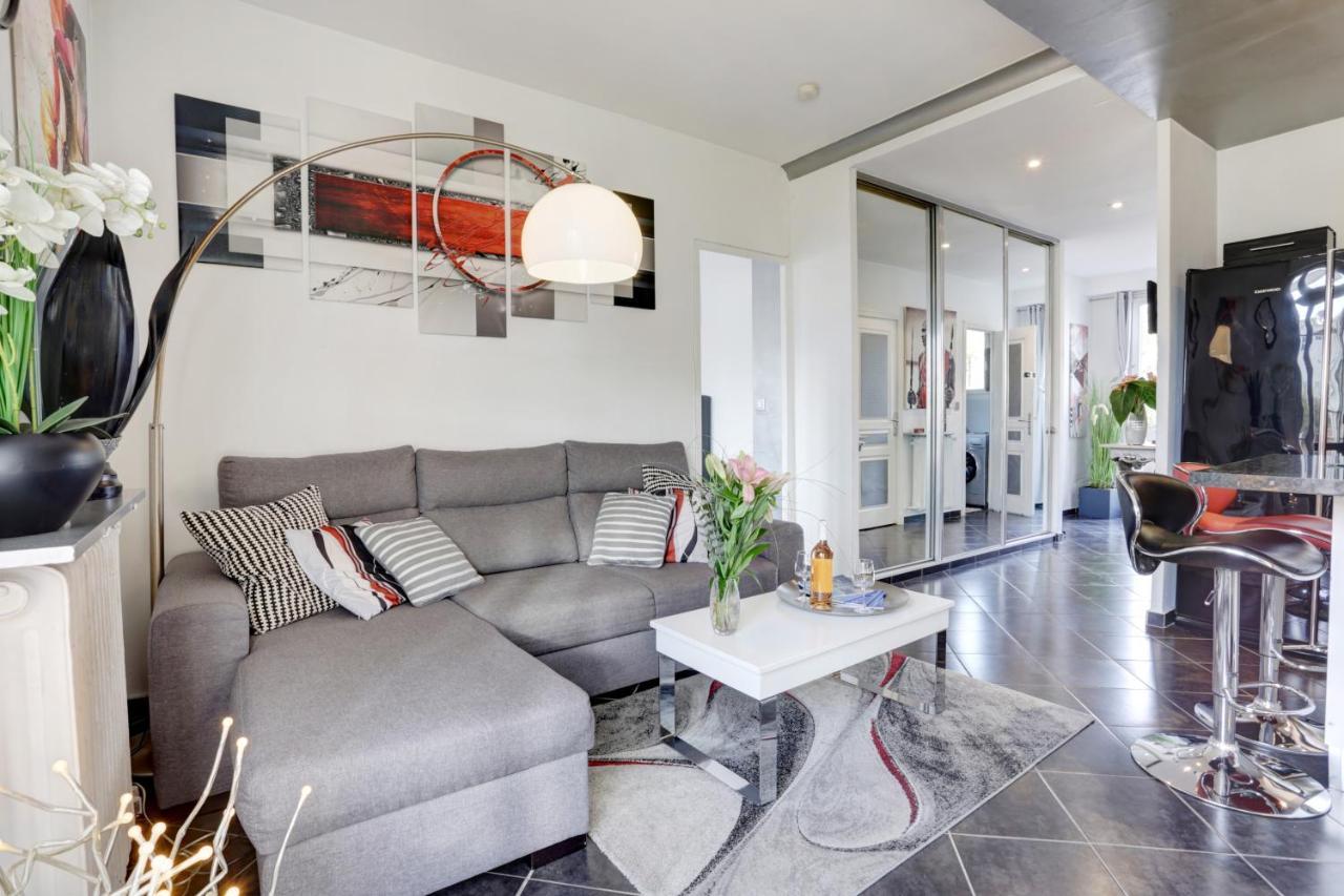 Le Mantega - F2 Moderne,centre Ville, 2 Grandes Terrasses,climatisation, Ascenseur * Nizza